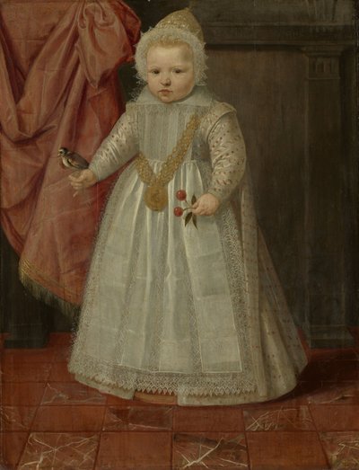 Portret van een jongen, mogelijk Louis van Nassau, 1604 door Netherlandish School